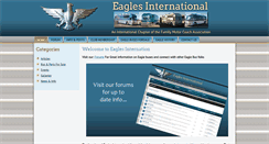 Desktop Screenshot of eagles-international.net