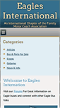 Mobile Screenshot of eagles-international.net