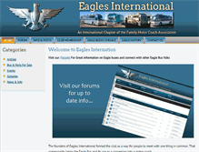 Tablet Screenshot of eagles-international.net